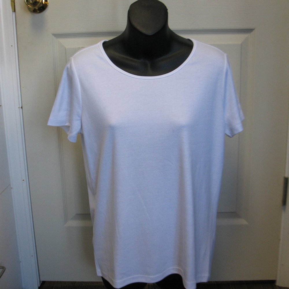 Lands' End Women's White T-Shirt, various size, NWT